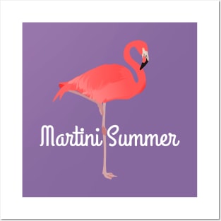 Summer Flamingo Posters and Art